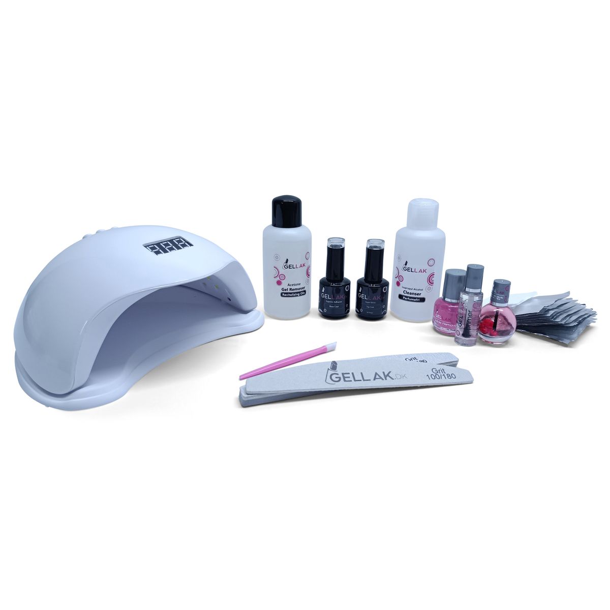 Gellak Startsæt | Gel Neglelak Startsæt | Gel Polish Starter Kit |