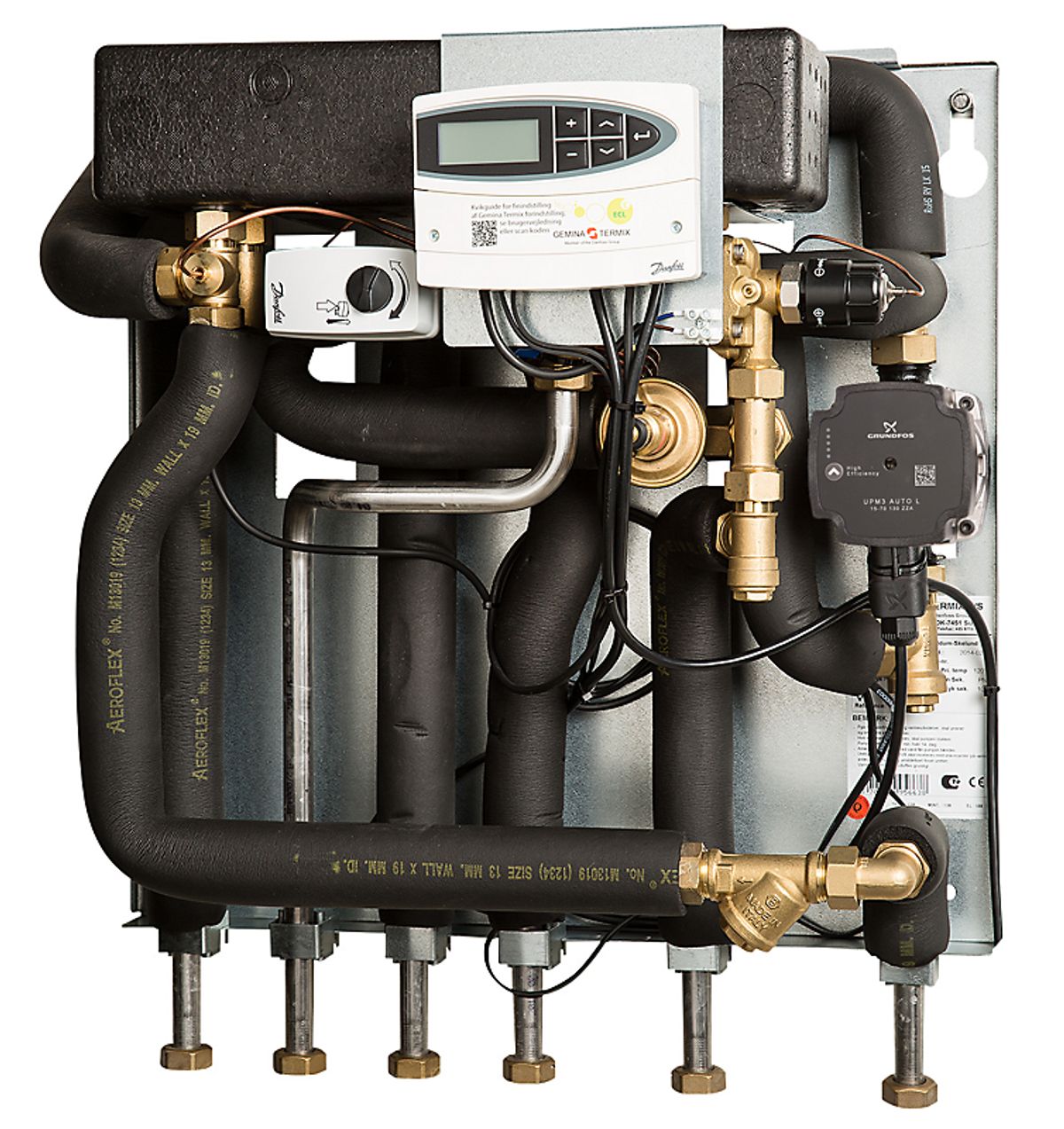 Gemina Termix VMTD-2 HS med ECL, UPm3 & TPV ventil. Ferslev/Sønderh model