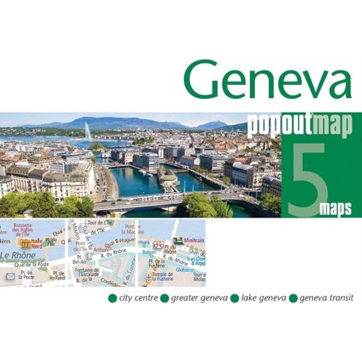 Geneva Popout Maps - Popout Map - English Book