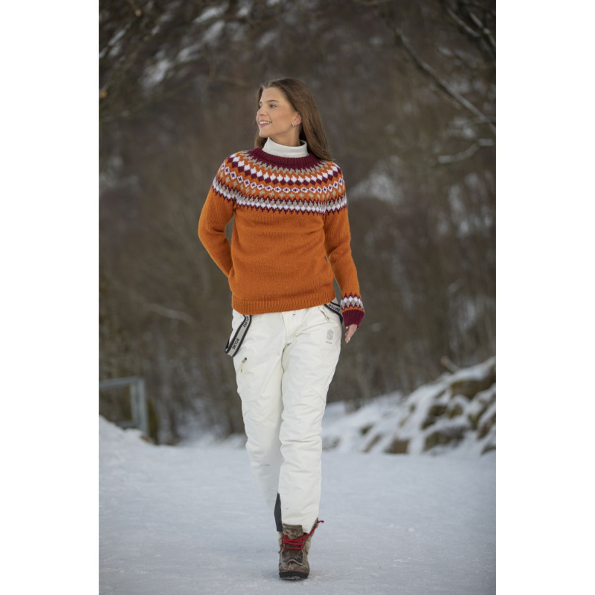 Genser - Viking Design 2108-1 Kit - XS-XXL - Viking Eco Highland Wool, fra Viking