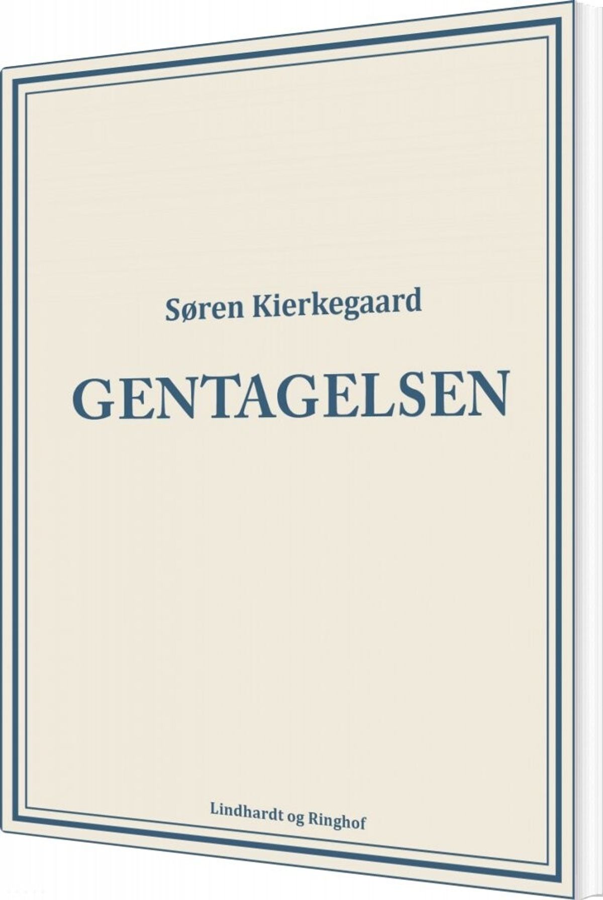 Gentagelsen - Søren Kierkegaard - Bog