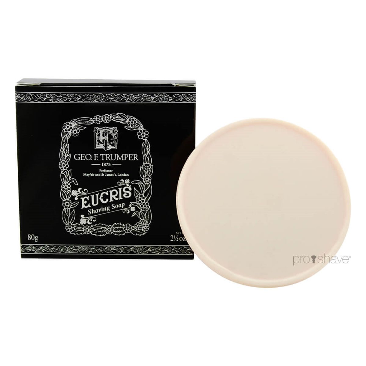 Geo F Trumper Barbersæbe, Refill, Eucris, 80 gr.