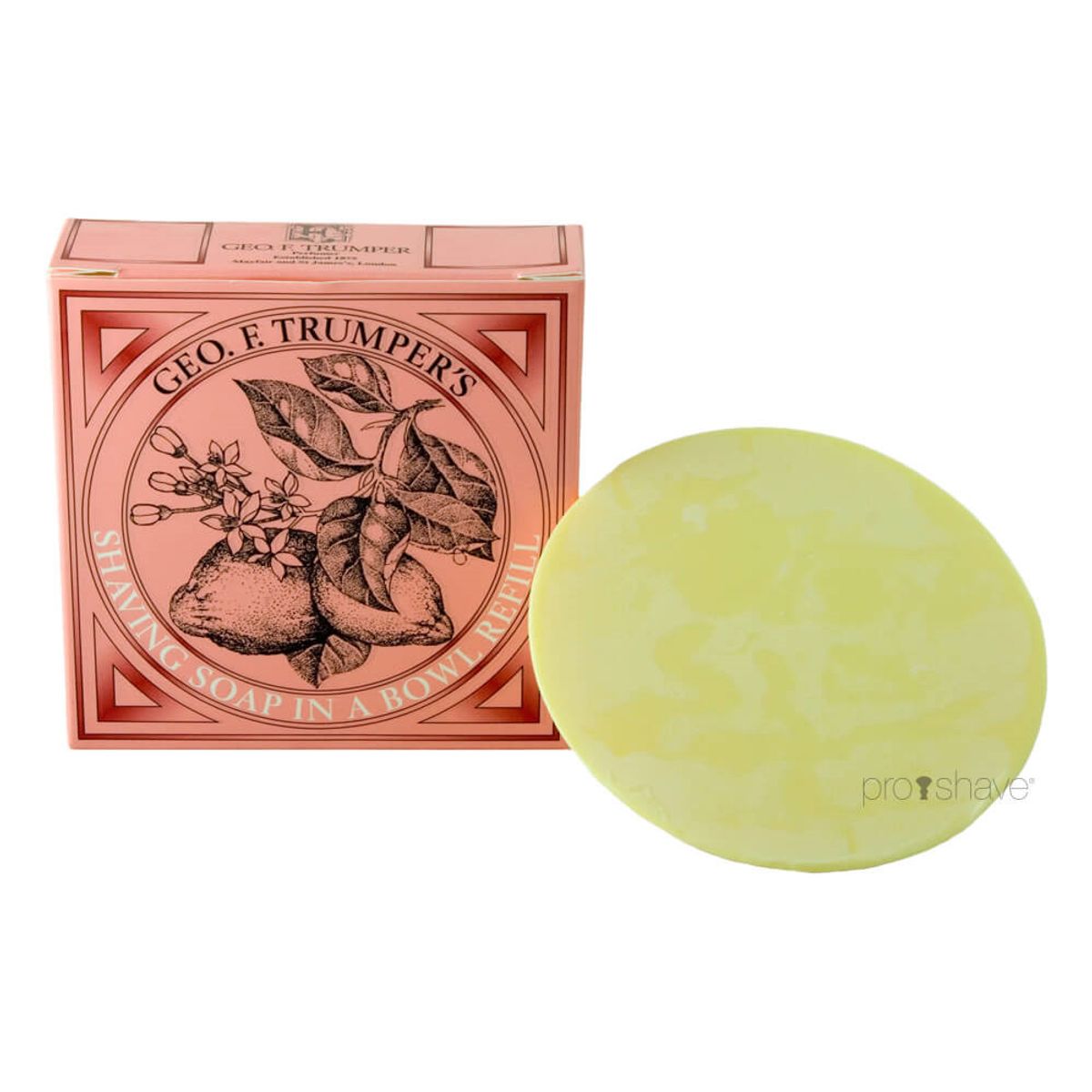 Geo F Trumper Barbersæbe, Refill, Limes, 80 gr.