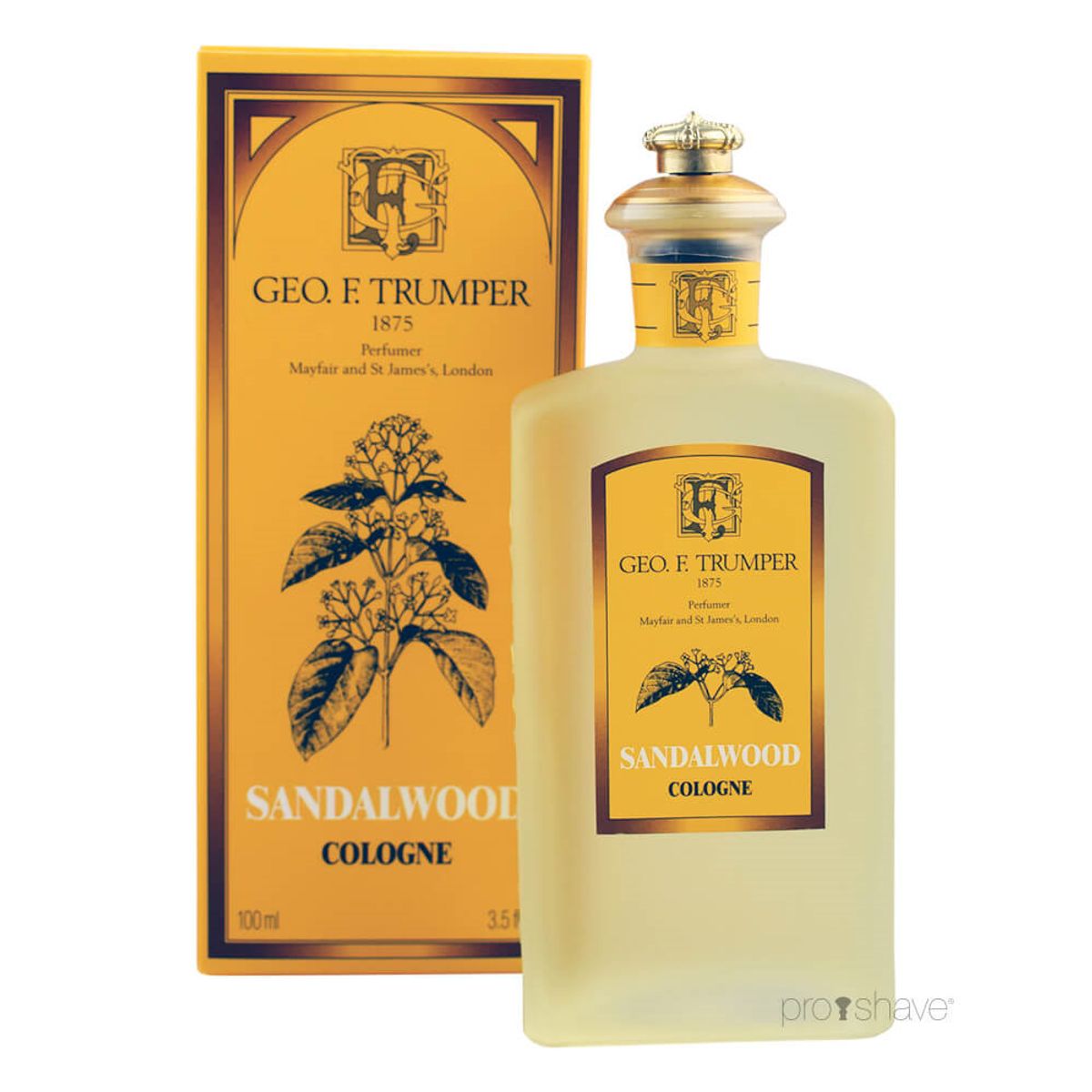 Geo F Trumper Cologne, Sandeltræ, 100 ml.