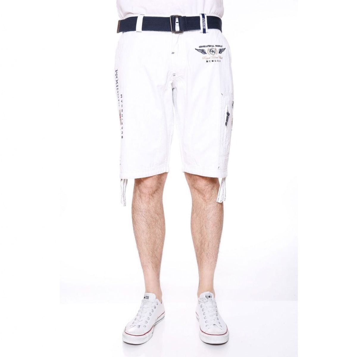 Geographical Norway Børne Shorts Pastrami - White