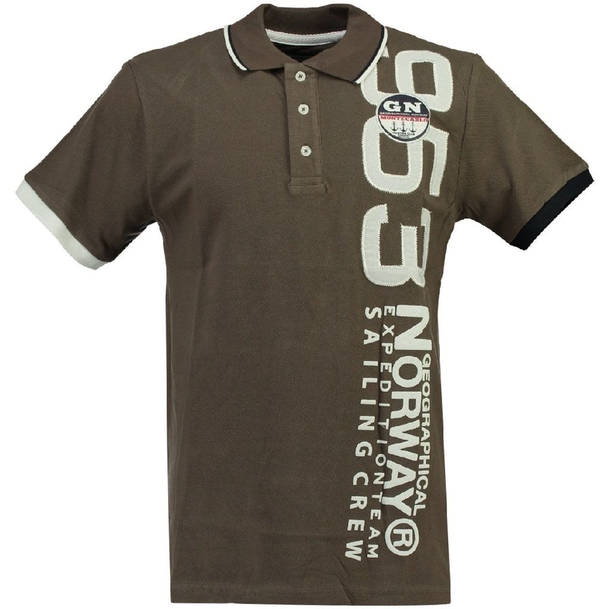 GEOGRAPHICAL NORWAY POLO Herre Kandin - Khaki