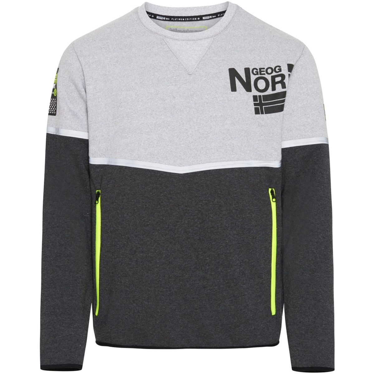 Geographical Norway sweatshirt Fanas Grey - Grey