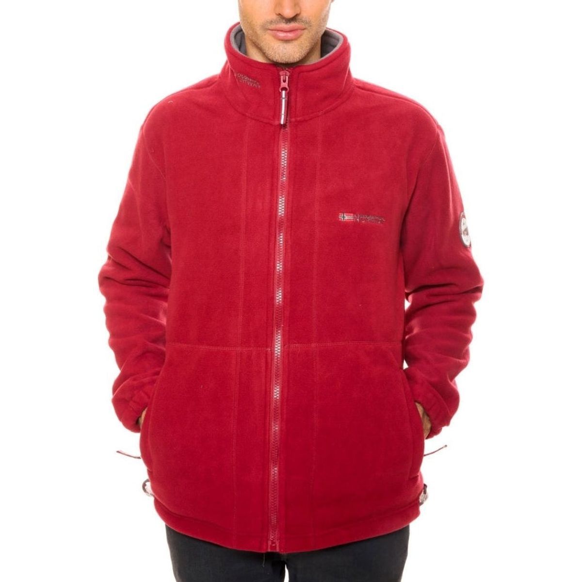 Georaphical Norway Mænd Fleece Trøje Korleon - Red