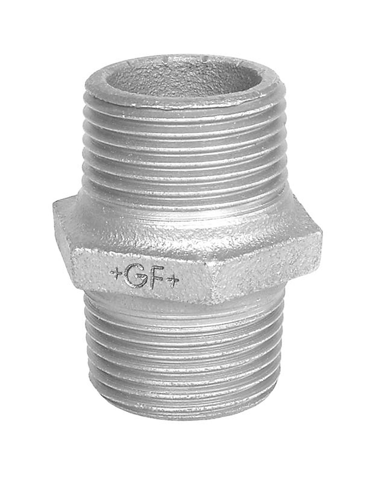 Georg Fischer brystnippel galvaniseret 3/4''