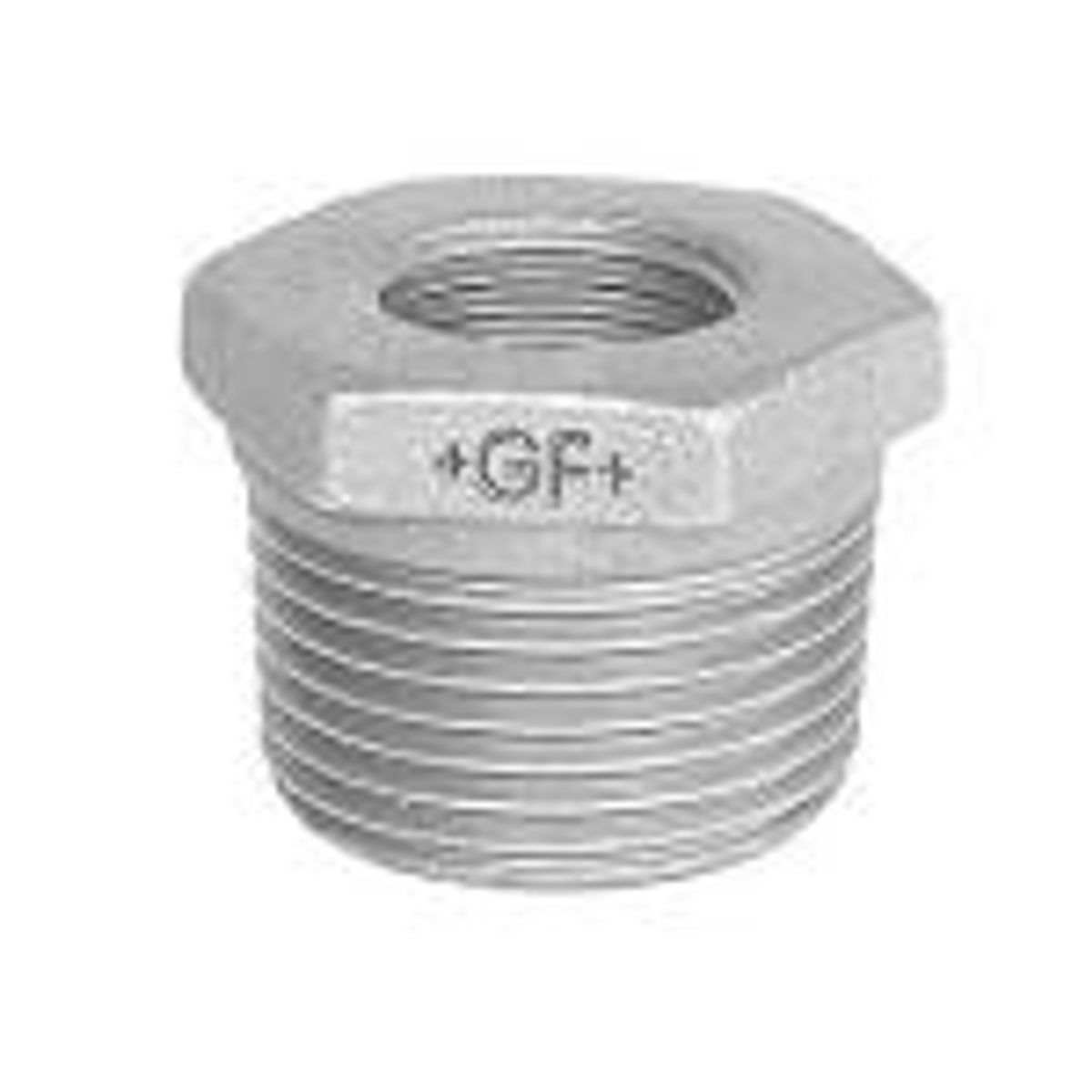 Georg Fischer nippelmuffe galvaniseret 3/8 - 1/8''