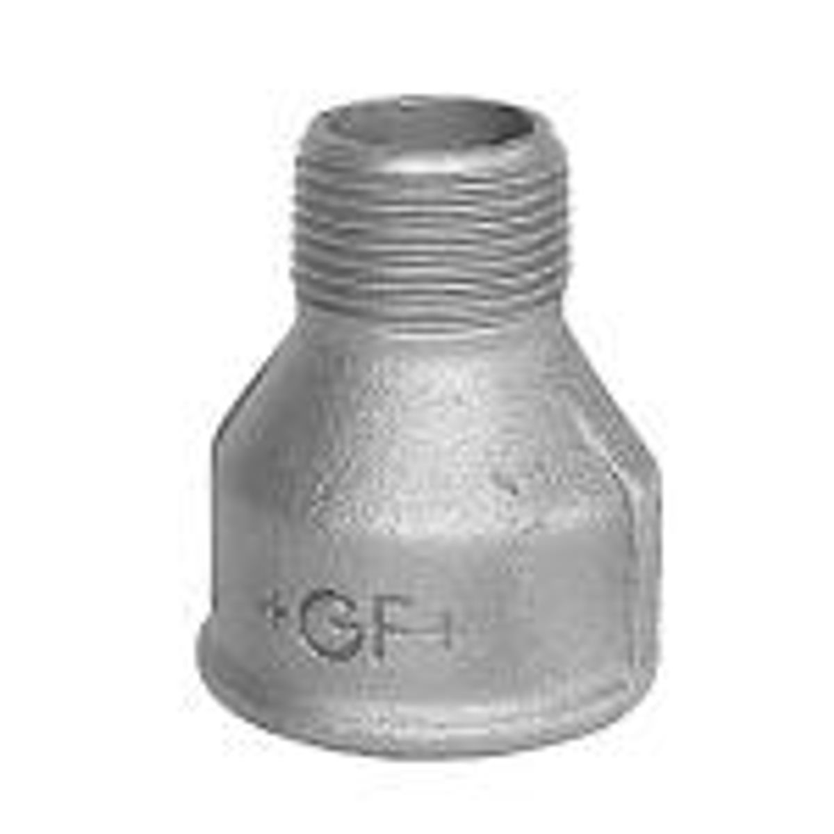 Georg Fischer spidsmuffe sort 1/4 - 1/8'' muffe - nippel