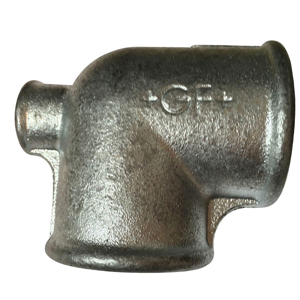 Georg Fischer tee 90° galvaniseret reduceret 1.1/2-1.1/2-1/2''