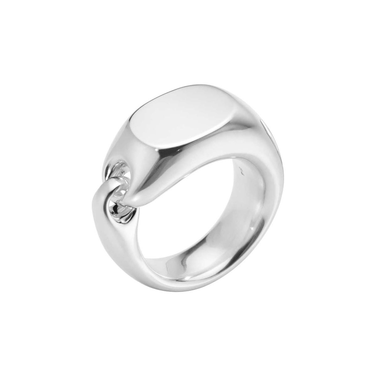 Georg Jensen - Reflect Signet ring, Stor Sølv