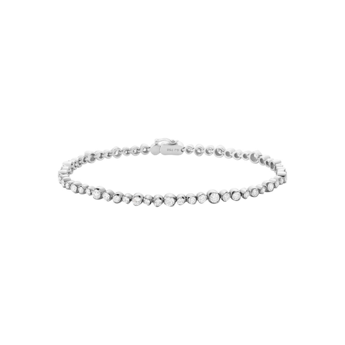 Georg Jensen - Signature Diamonds tennisarmbånd 2,81ct. 18 kt. hvidguld