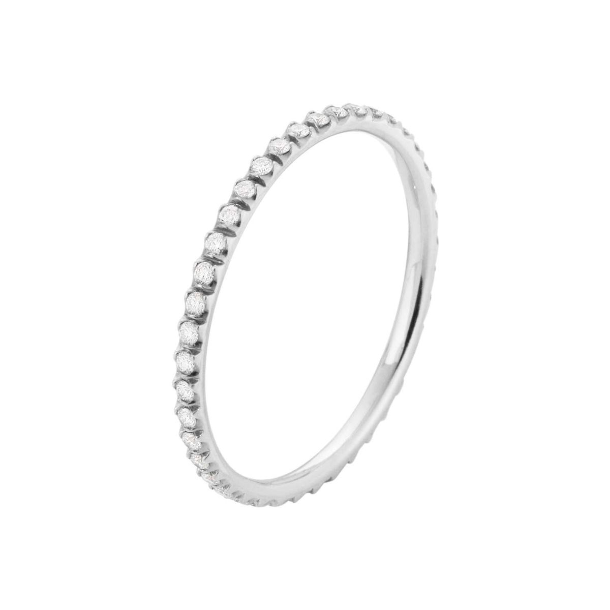 Georg Jensen - Signature ring, 0,21ct 18 kt. hvidguld