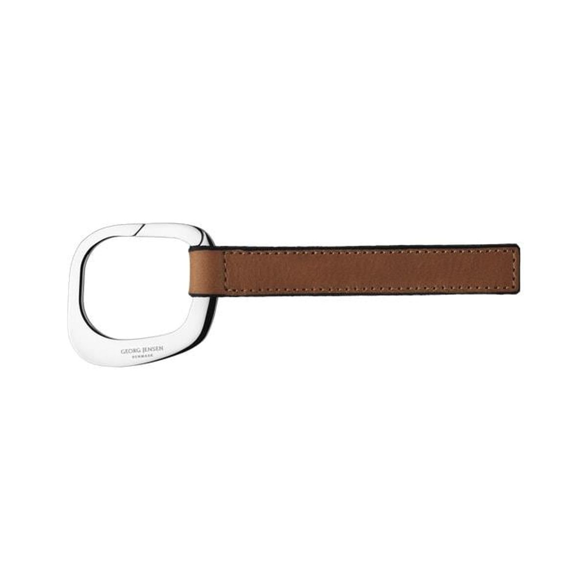 Georg Jensen - Square Nøglering 3584878 Rustfrit stål