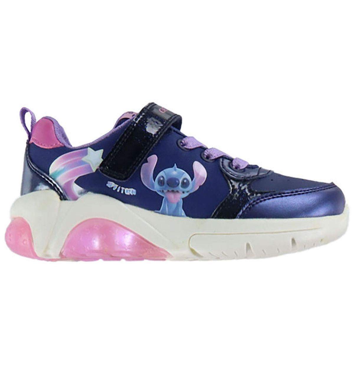 Geox Blinkesko - J Fadinlight - Tex - Navy/Fuchsia