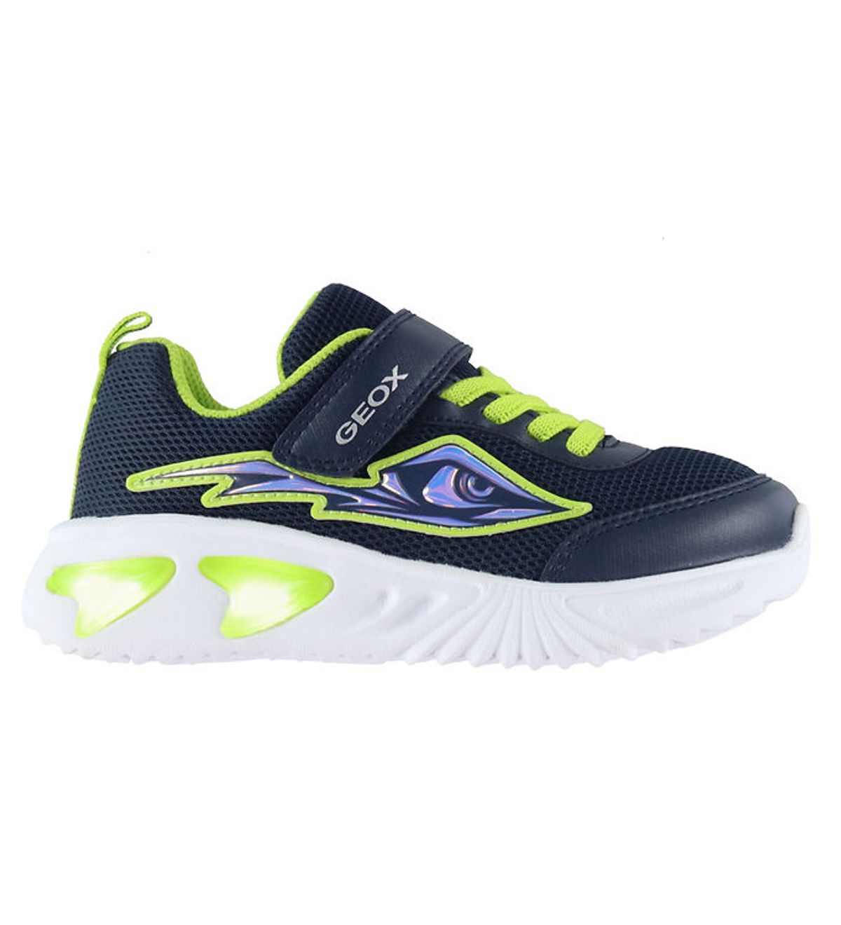 Geox Sko m. Lys - Assister - Navy/Lime