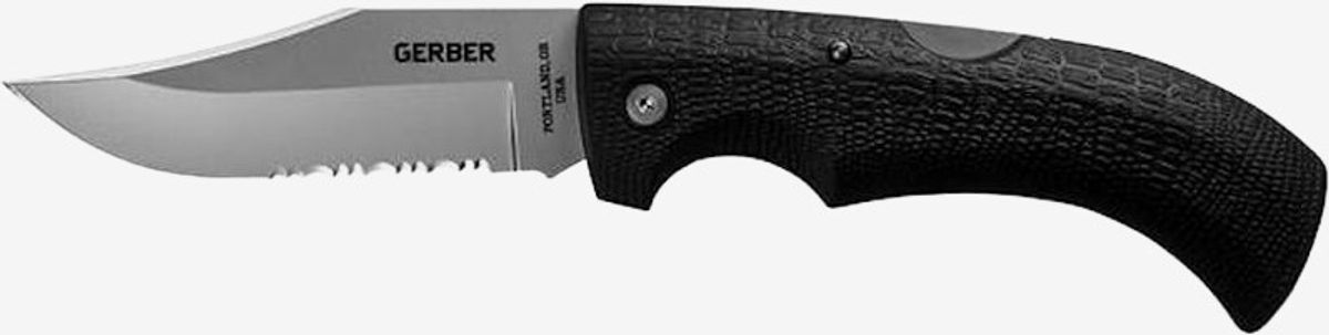 Gerber - Gator Clip Point Serrated Folder