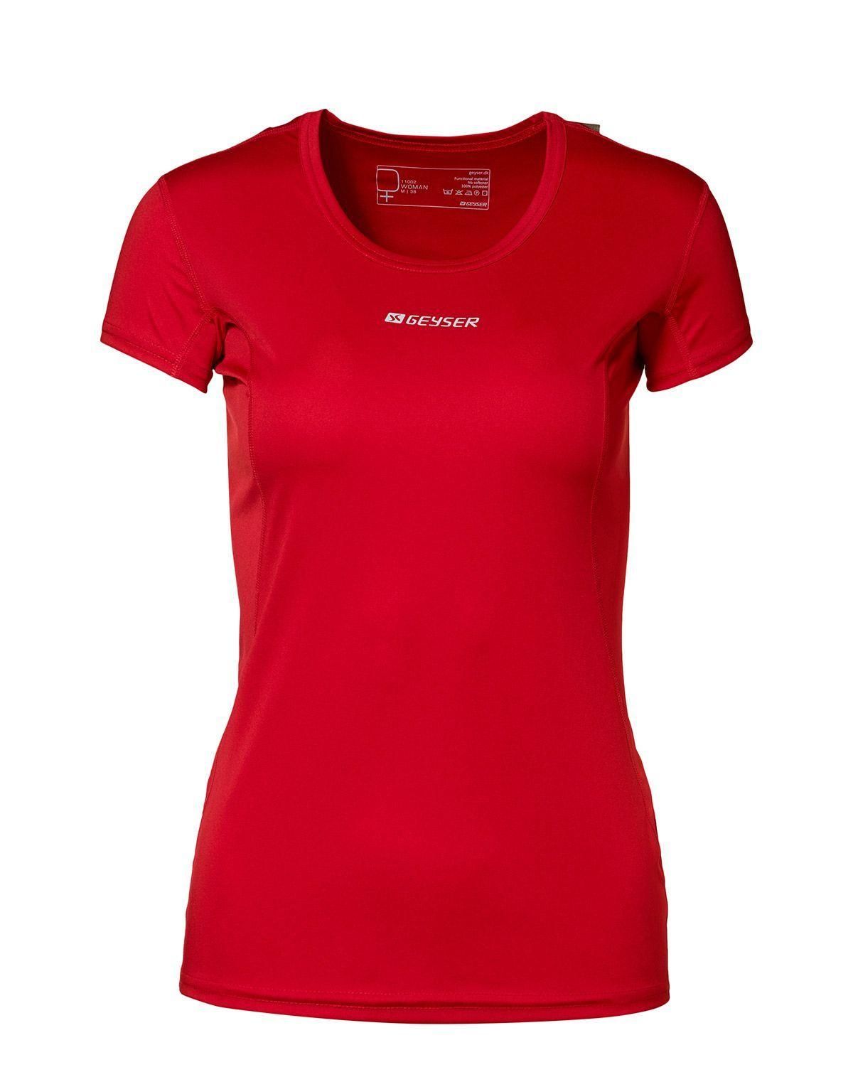 GEYSER Active T-Shirt Dame Rød