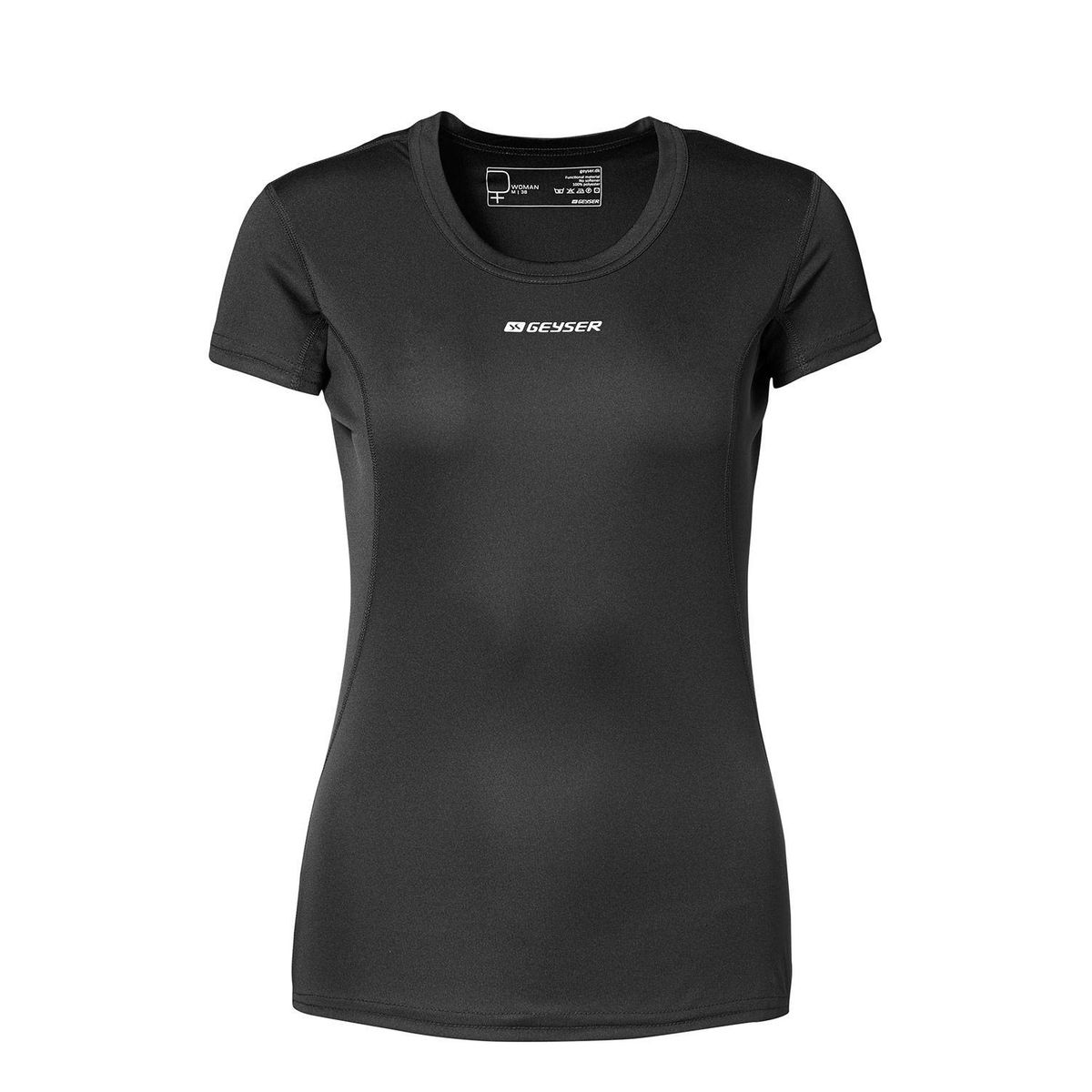 GEYSER Active T-Shirt Dame Sort