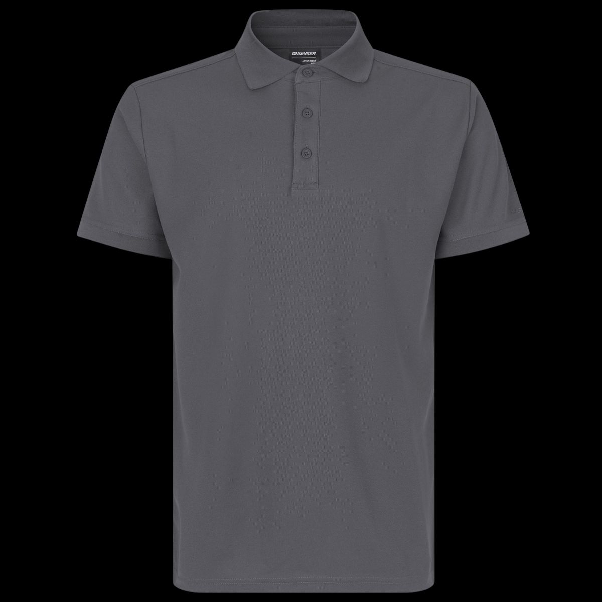 GEYSER by ID Herre Polo - Silver Grey - 2XL