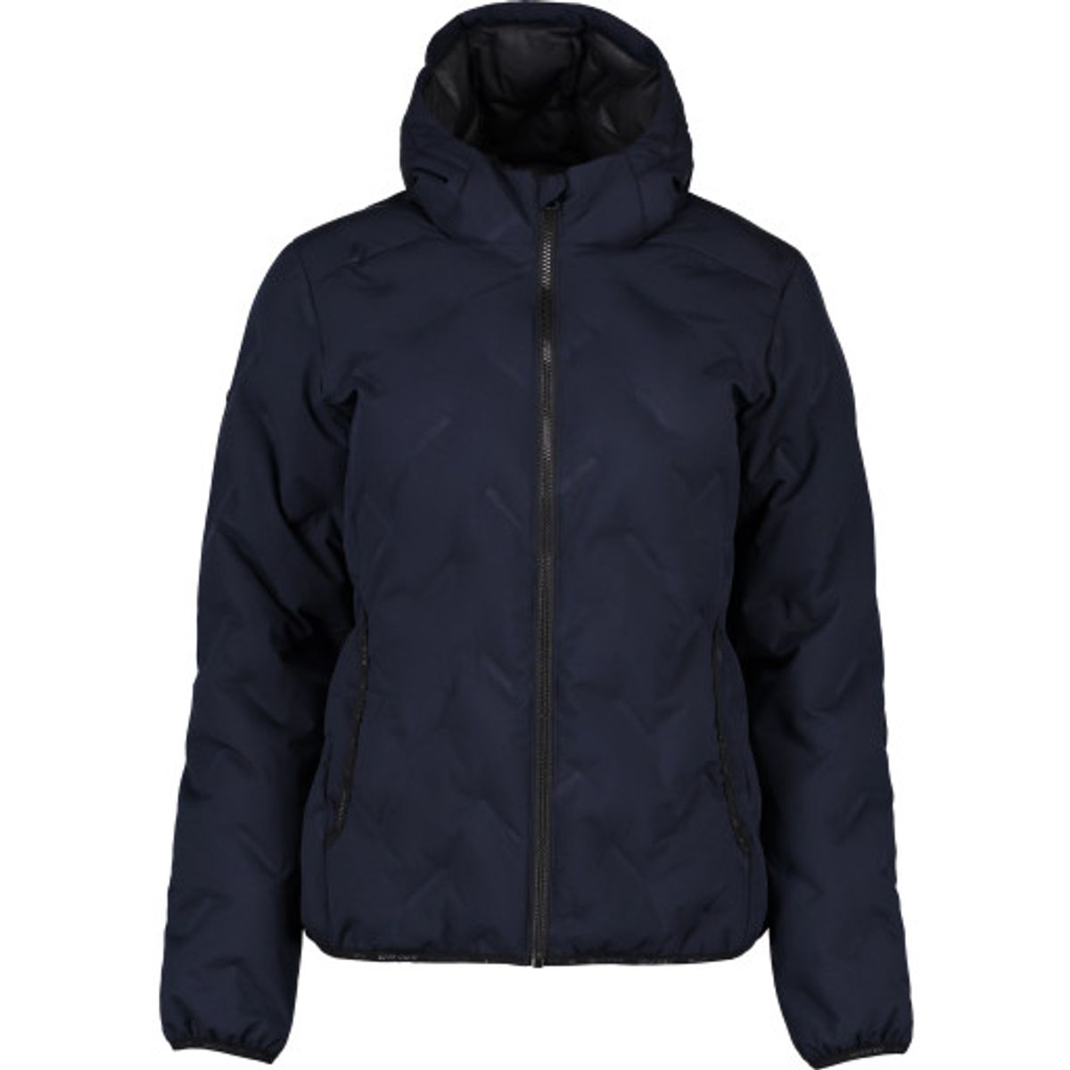 Geyser dame quiltet jakke med hætte, G11030, navy, str. 2XL