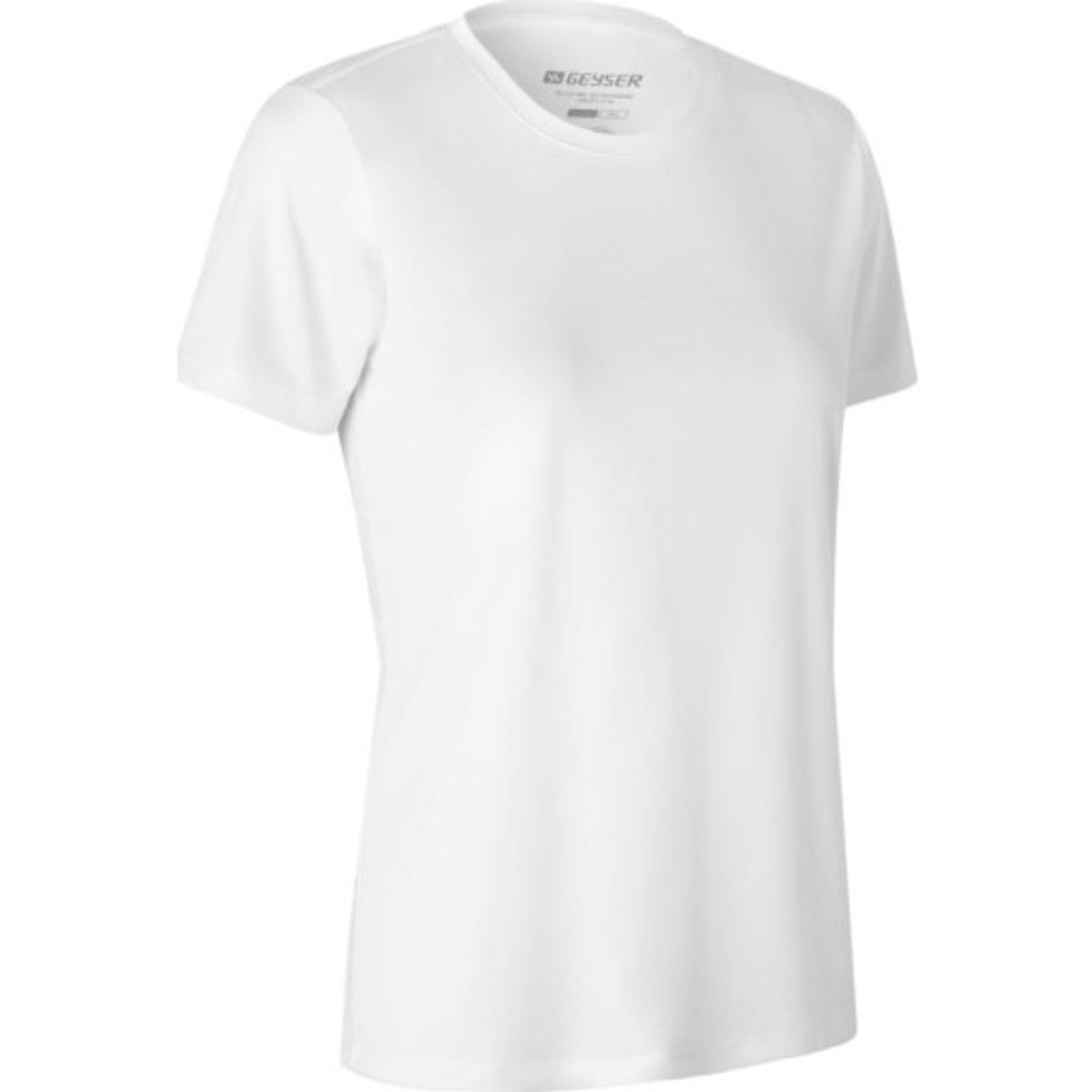 GEYSER Interlock dame T-shirt G11040, essential, hvid, str. L