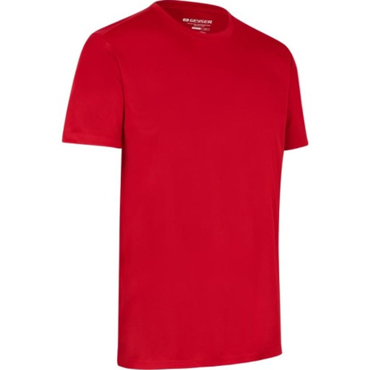 GEYSER Interlock T-shirt G21040, essential, rød, str. 3XL