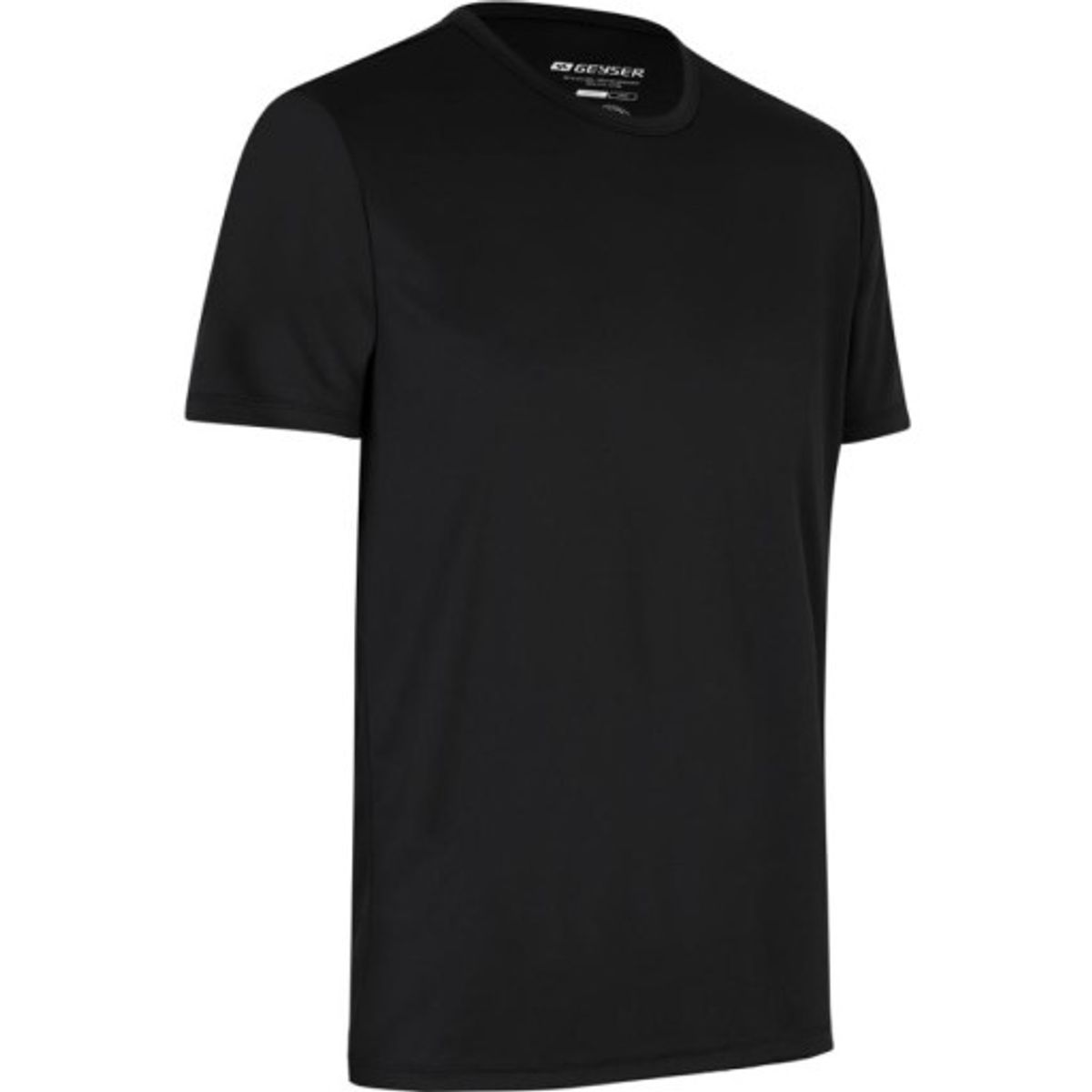 GEYSER Interlock T-shirt G21040, essential, sort, str. 3XL