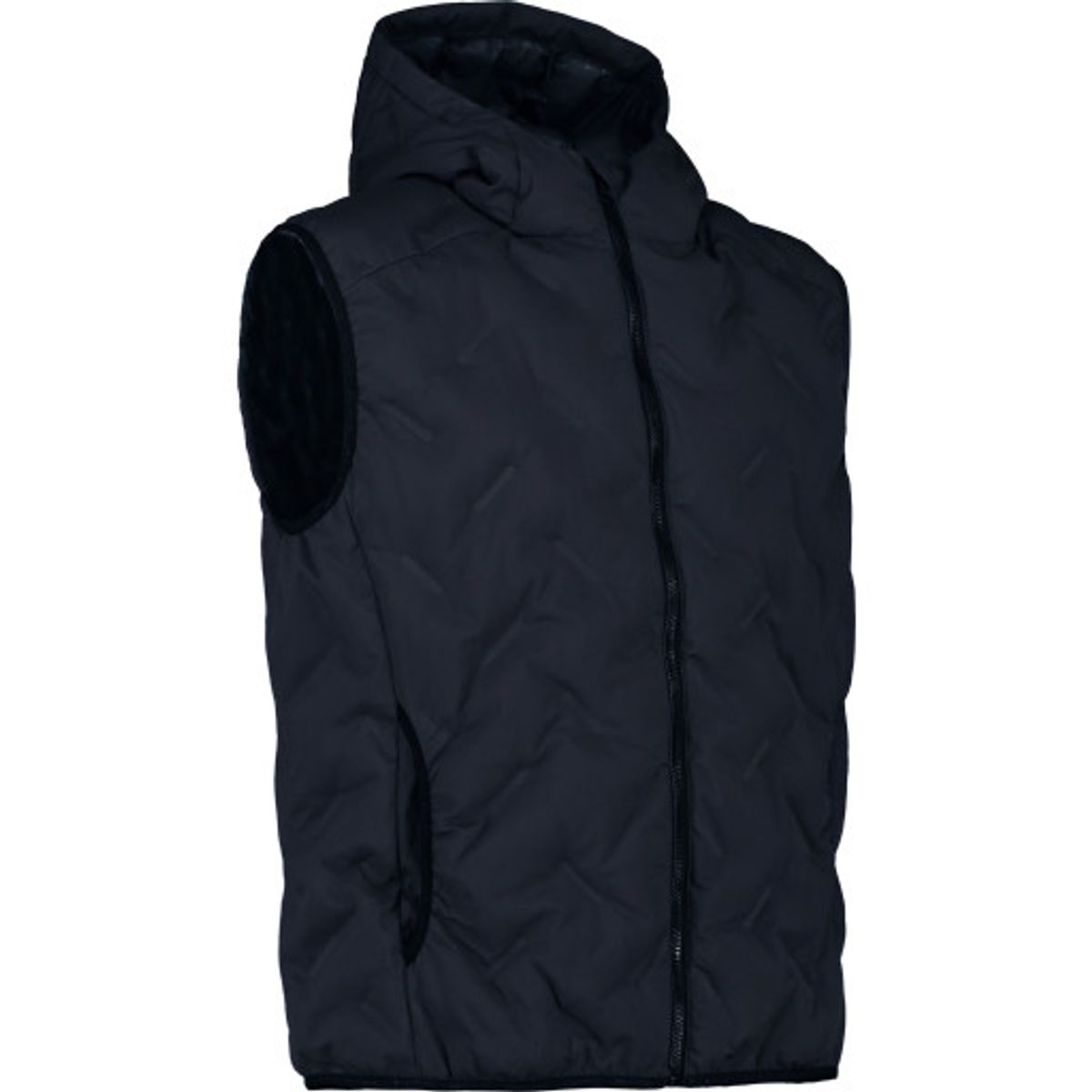 Geyser quiltet herre vest, navy str. XXL