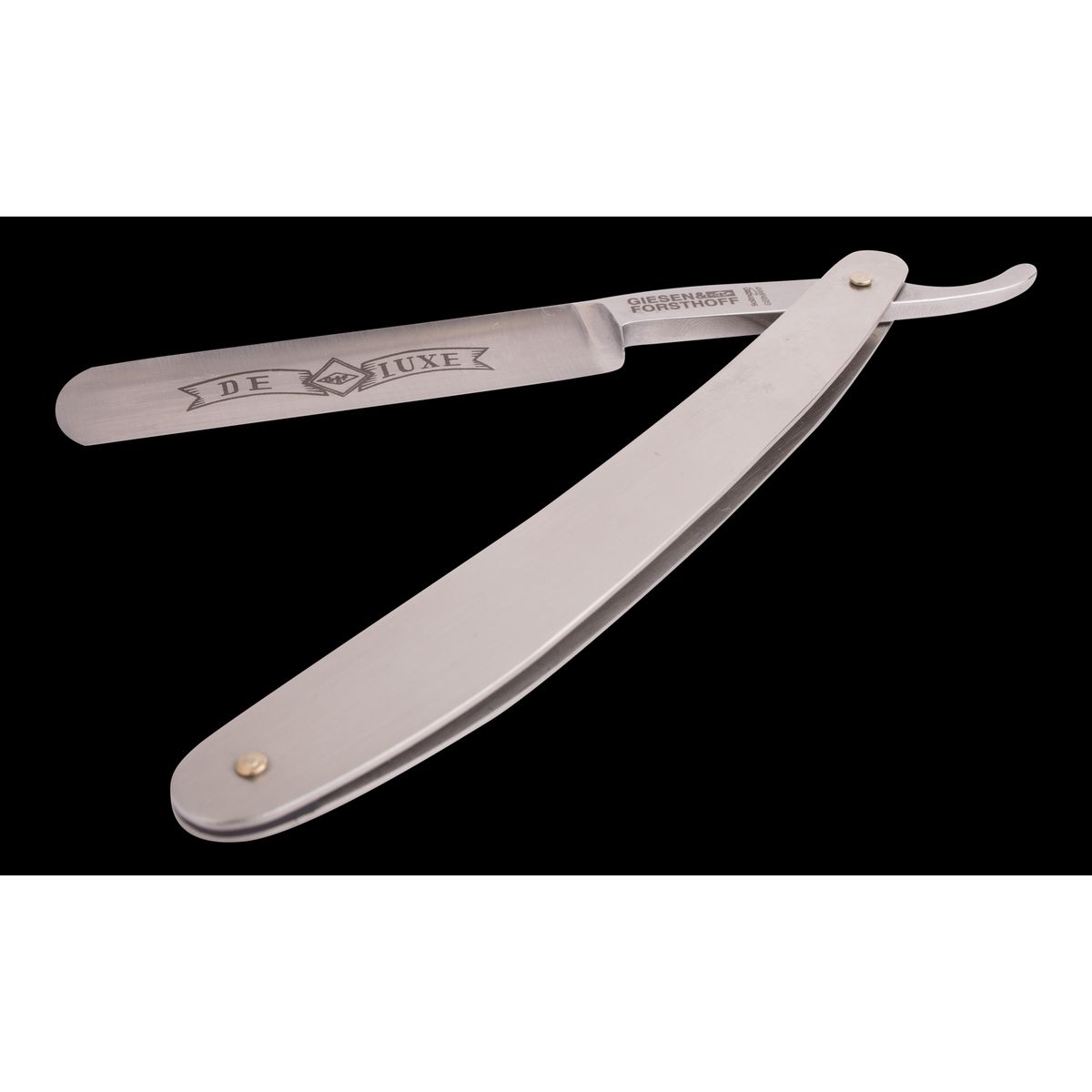 Giesen & Forsthoff De Luxe Straight Razor Barberkniv (Rustfristål Håndtag, 5/8&quot;)