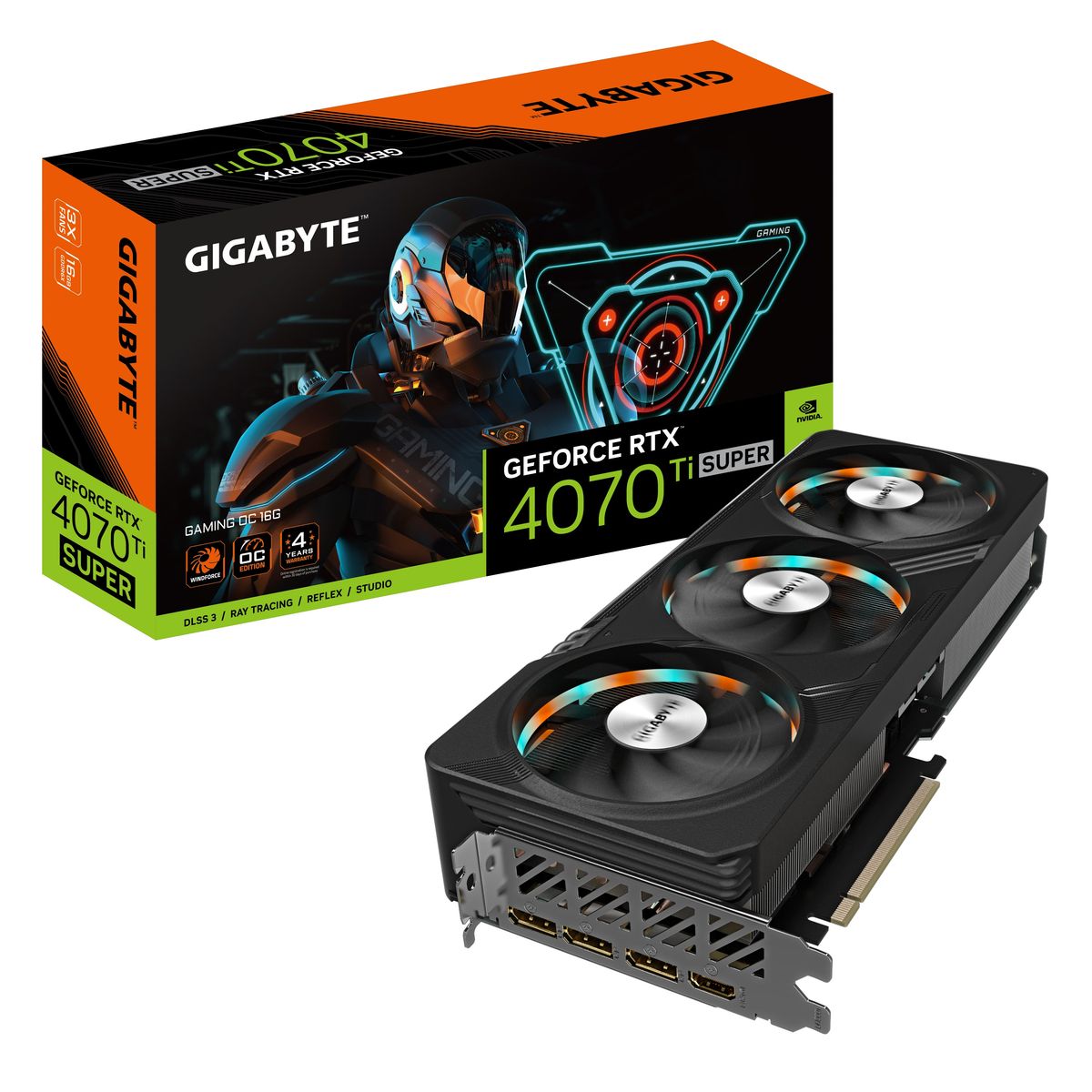 Gigabyte GeForce RTX 4070 Ti SUPER GAMING OC 16G 16GB