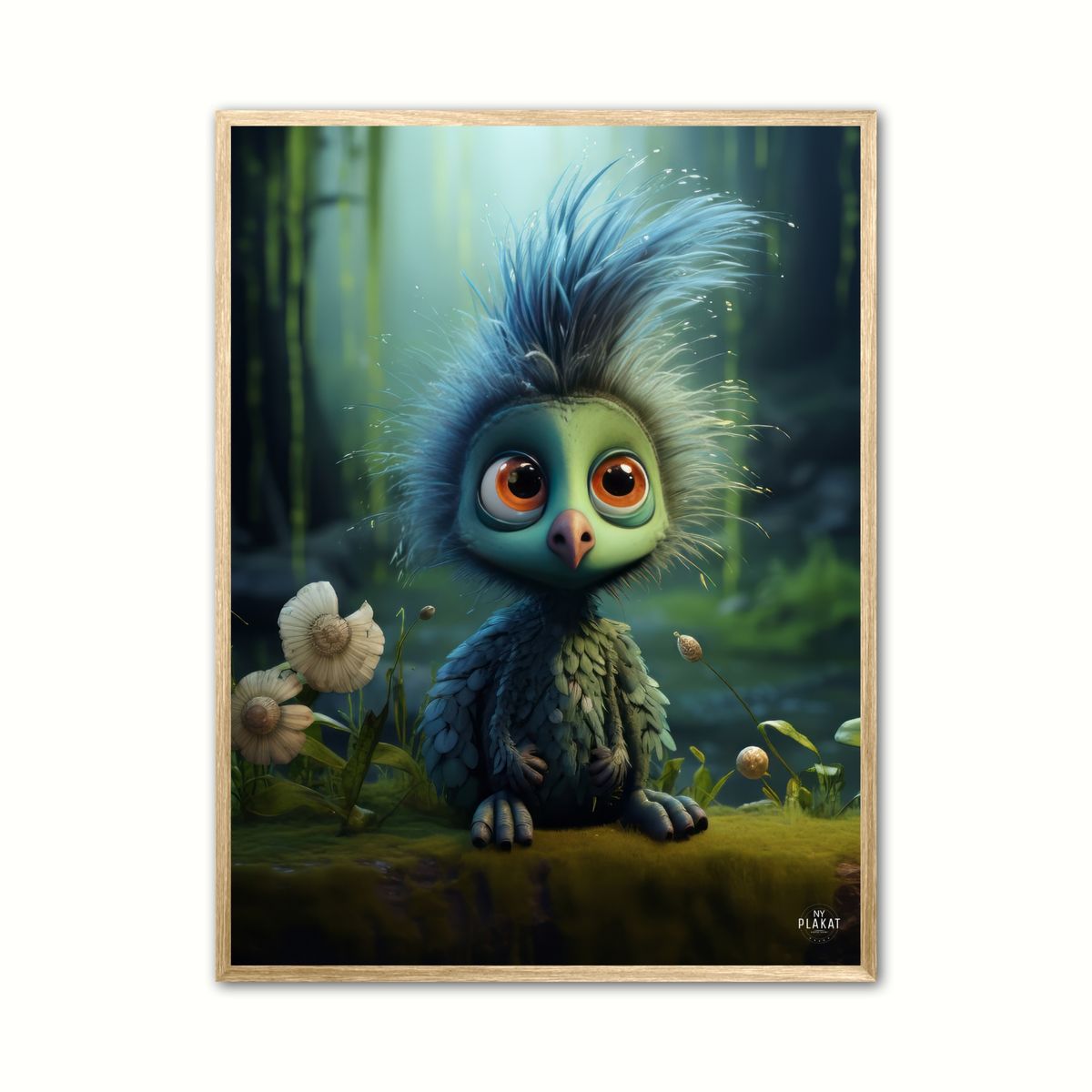 Gigglesprite - Fantasivsen plakat 30 x 40 cm