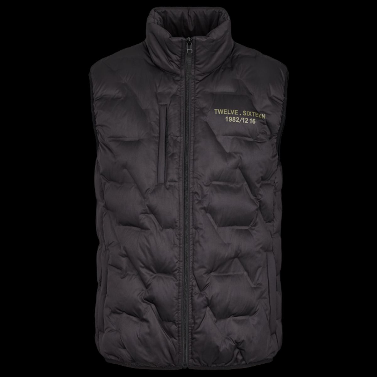 Gilet Quilted Black - Large