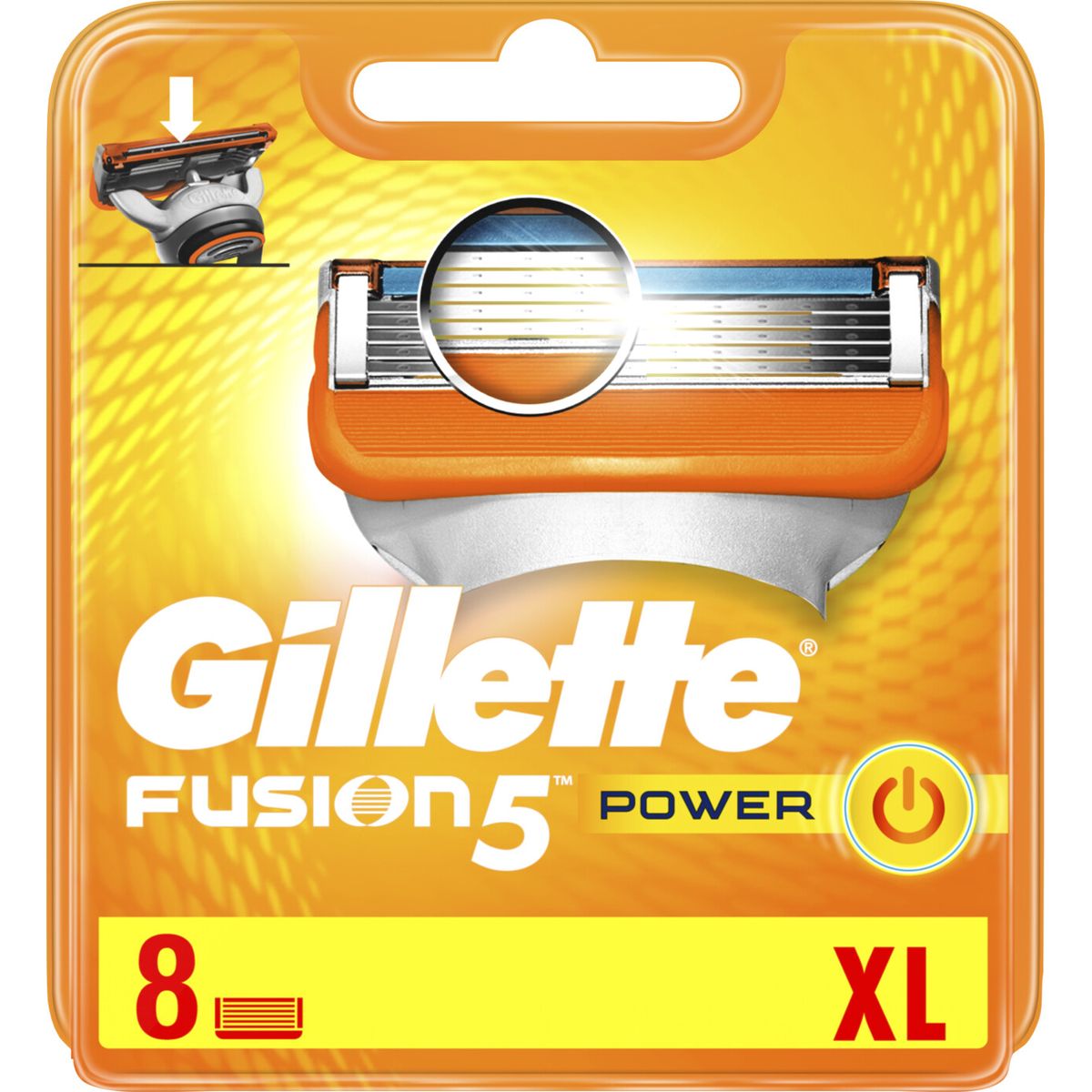 Gillette - Fusion 5 Power Barberblade Xl Pakke - 8-pak