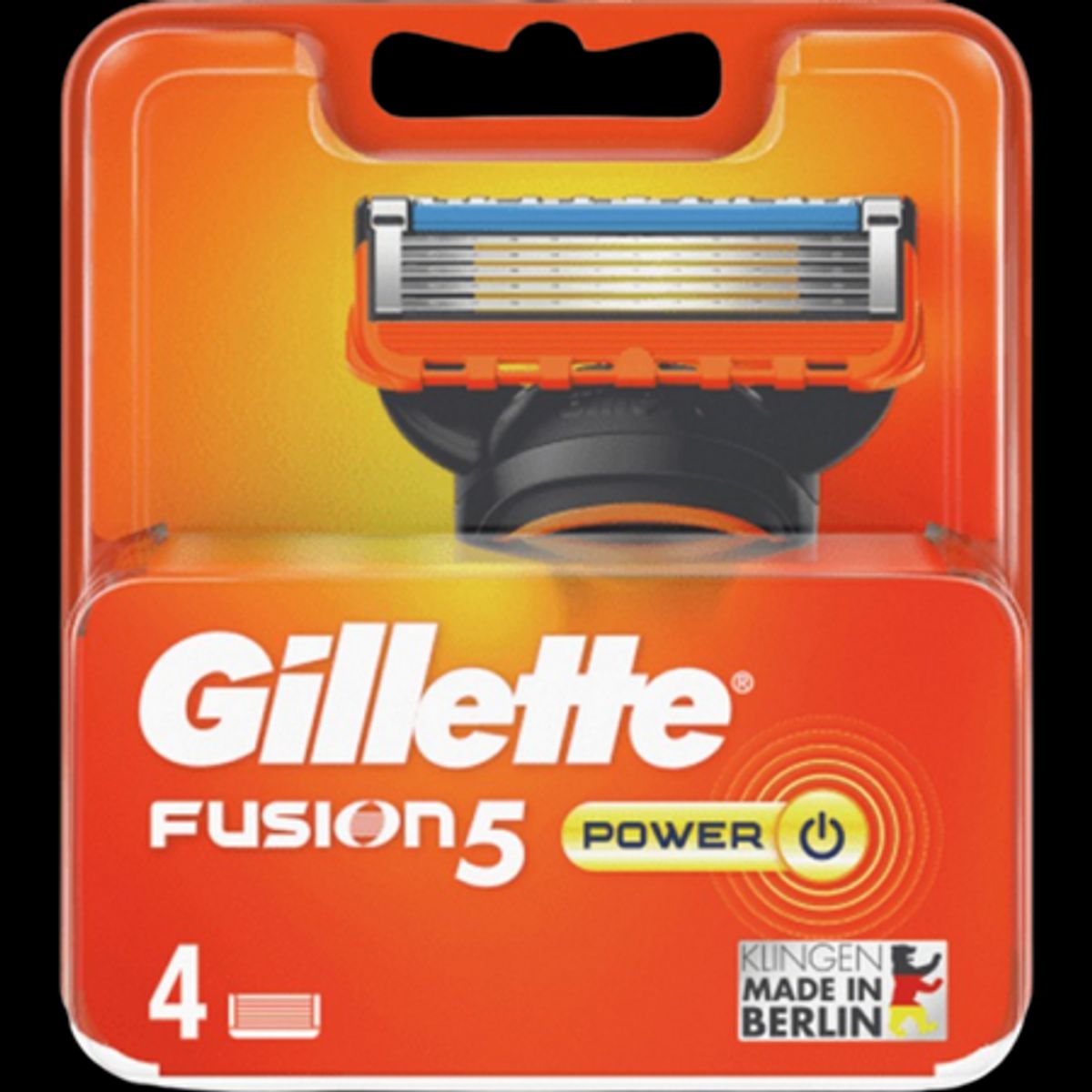 Gillette Fusion5 Power Barberblade 4 stk