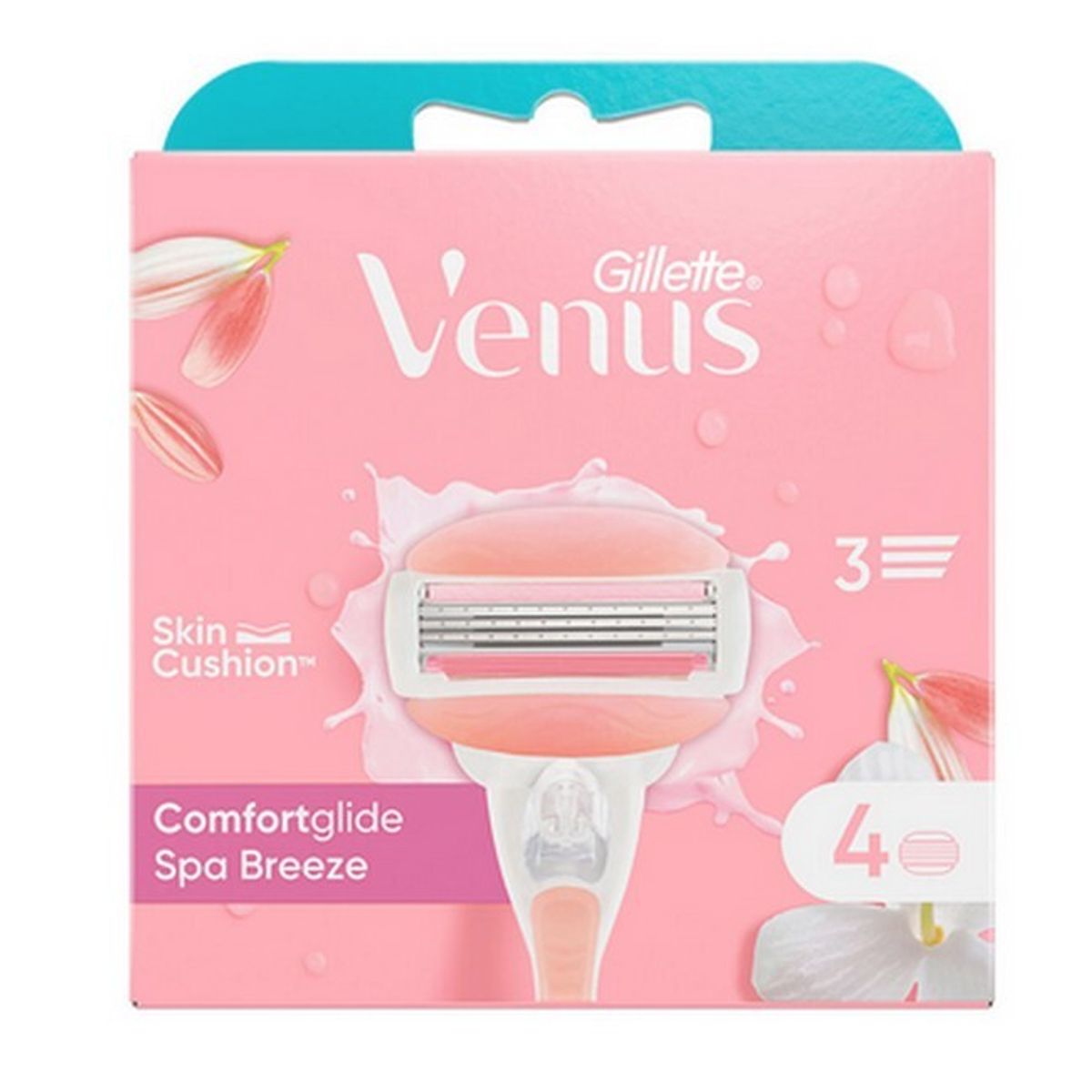 Gillette - Venus Comfortglide Spa Breeze Barberblade 4 Pak