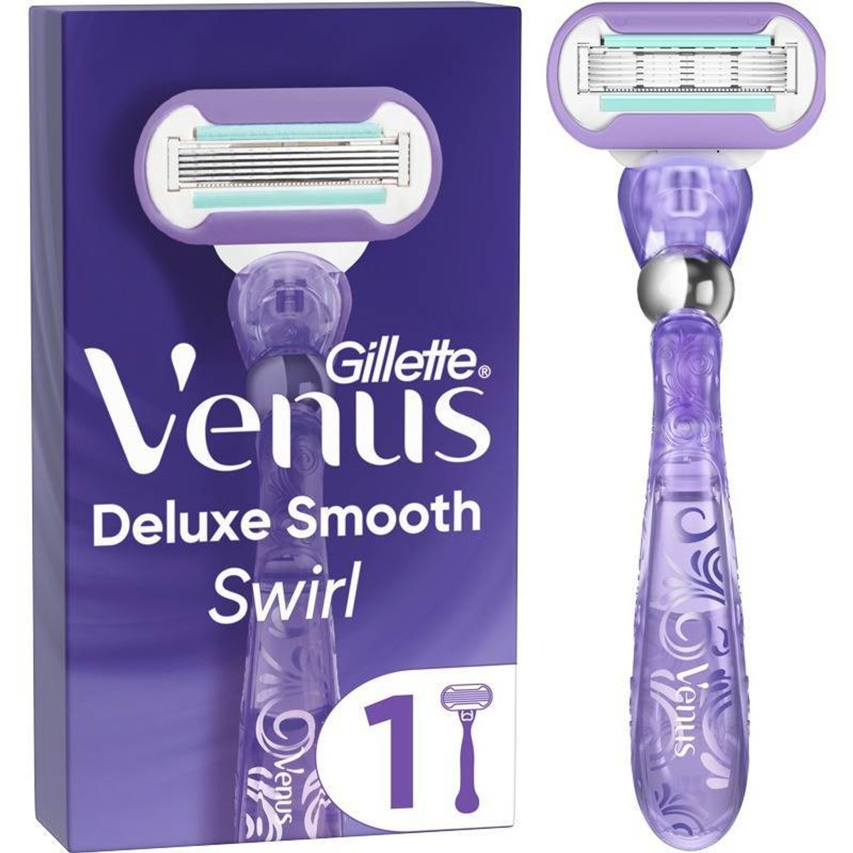 Gillette Venus Deluxe Smooth Swirl Manual Razor