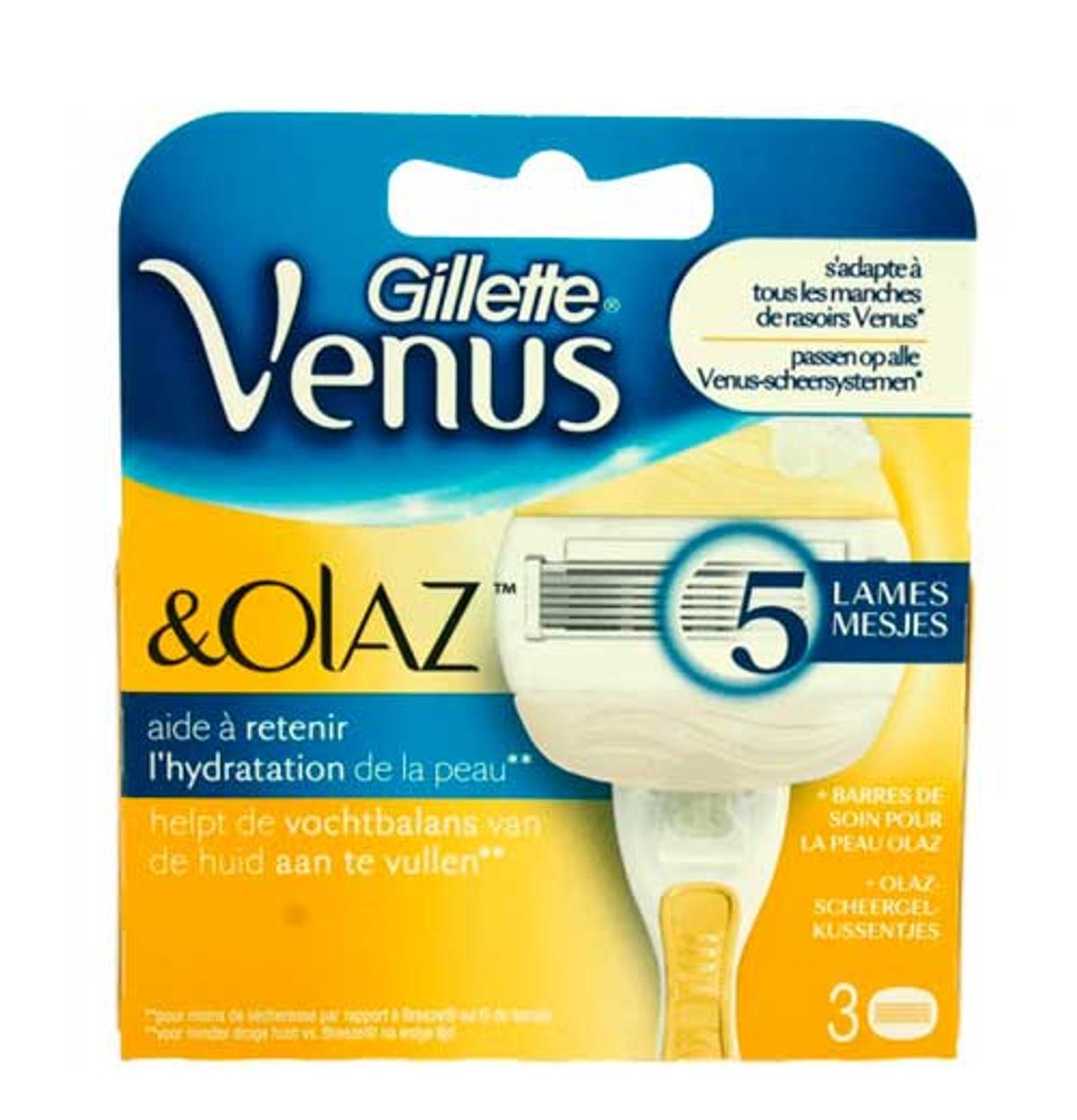 Gillette Venus & Olaz - 3 stk