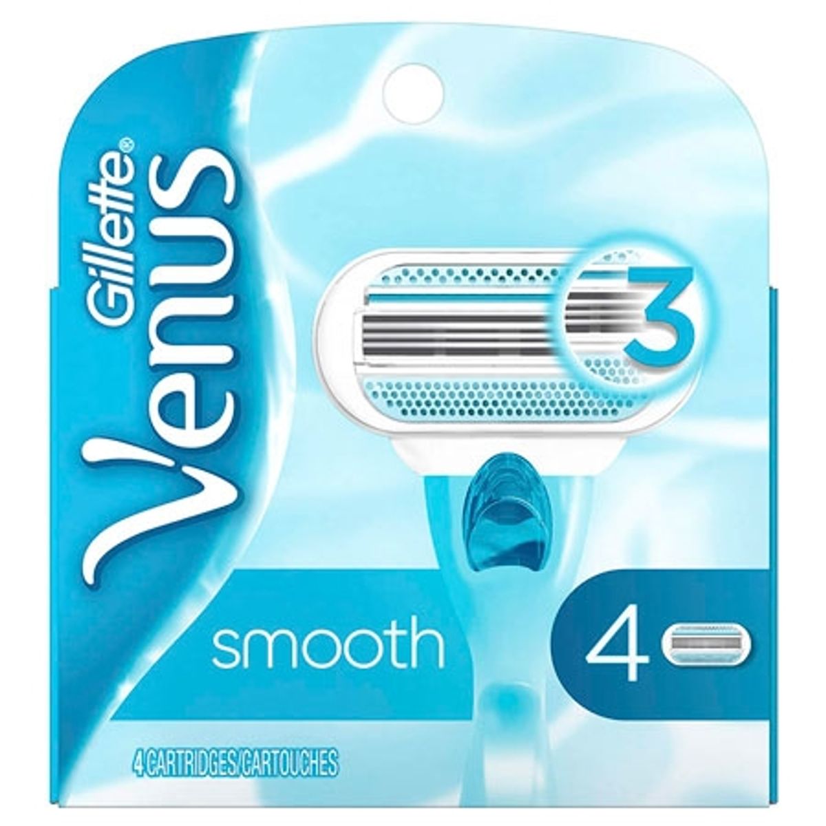 Gillette Venus Smooth Barberblade - 4 stk