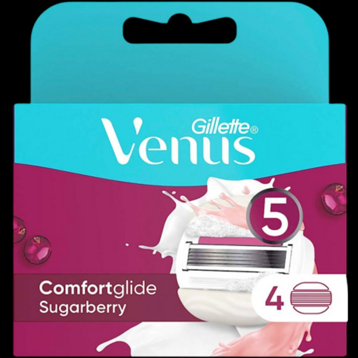 Gillette Venus Sugarberry Barberblade - 4 stk