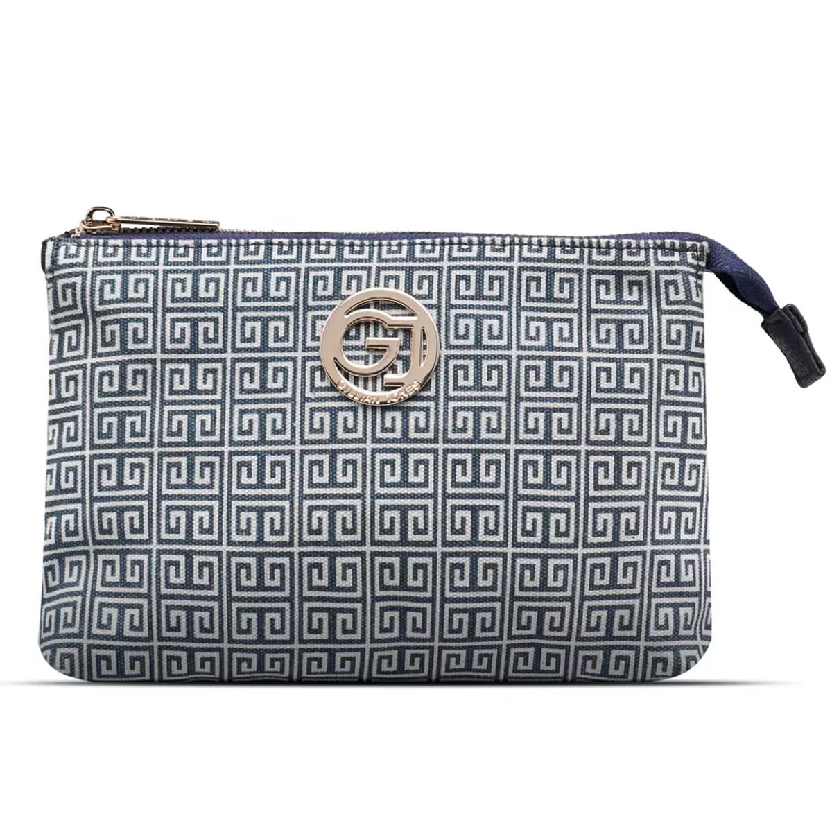 Gillian Jones Cosmetics Bag - Santorini Print 10027-13