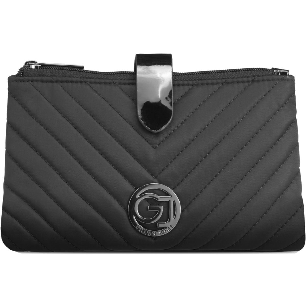 Gillian Jones Travel Clutch - Black 10008