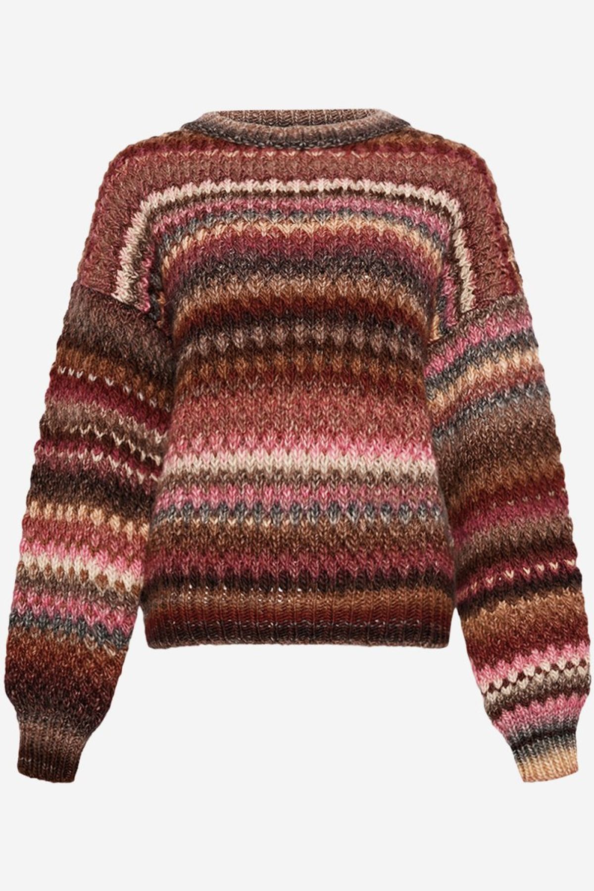 Gio Knit Sweater Rust Mix L/XL