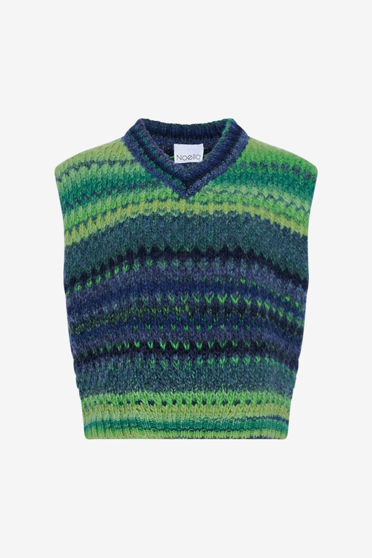 Gio Knit Vest Green Mix XS/S