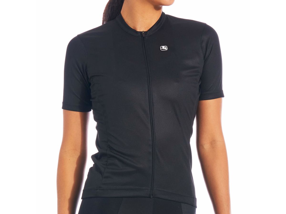 Giordana Fusion - Cykeltrøje - Dame - Korte ærmer - Sort - Str. 2XL