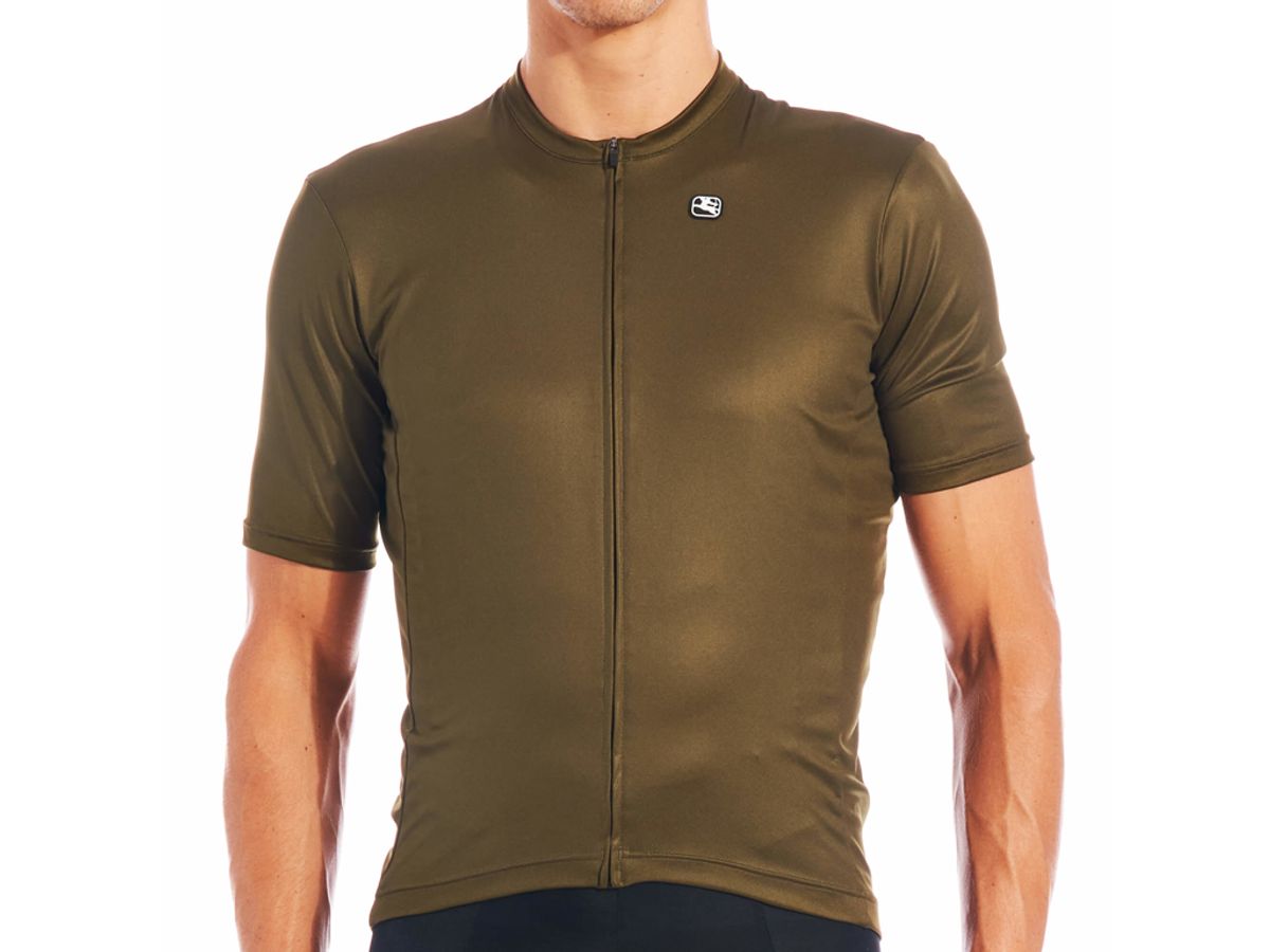 Giordana Fusion - Cykeltrøje - Korte ærmer - Olive - Str. 3XL