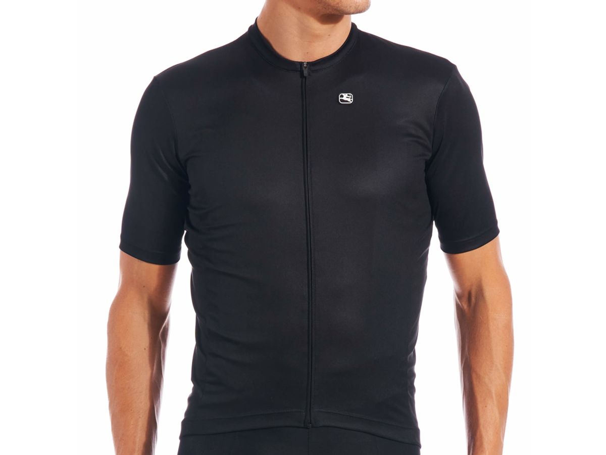 Giordana Fusion - Cykeltrøje - Korte ærmer - Sort - Str. 2XL