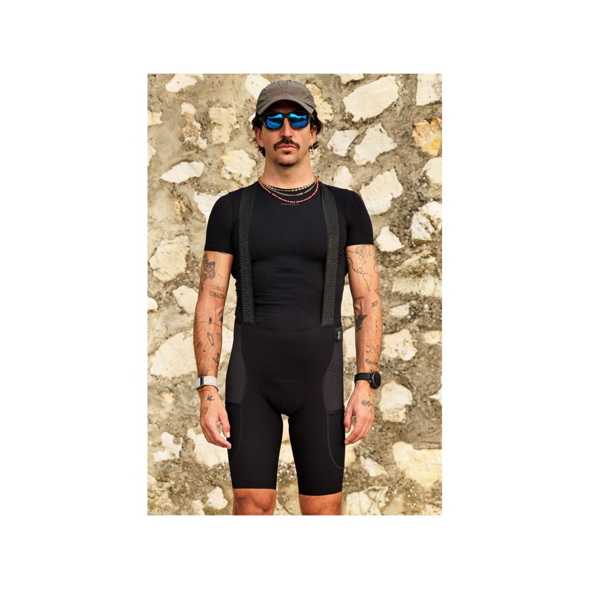 Giordana Gravel Cargo Bib Shorts - Oliven - Str. XL